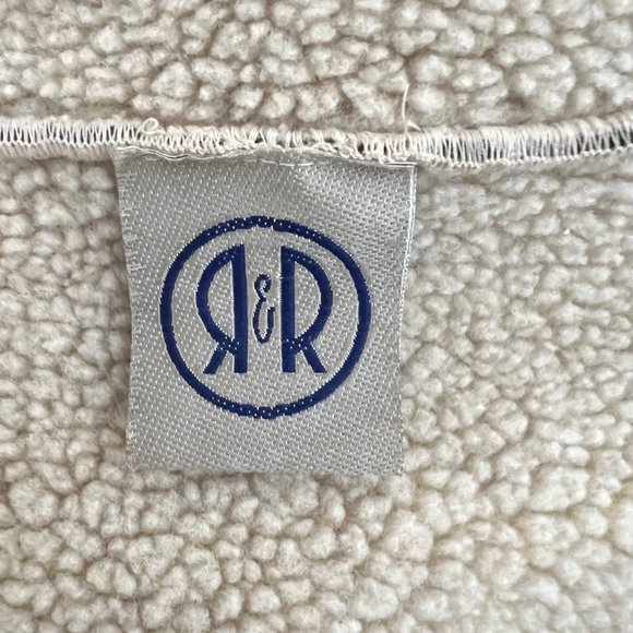 Rare Vintage 90s, R&R Faux Suede Sherpa Vest- Size M - Picture 15 of 15